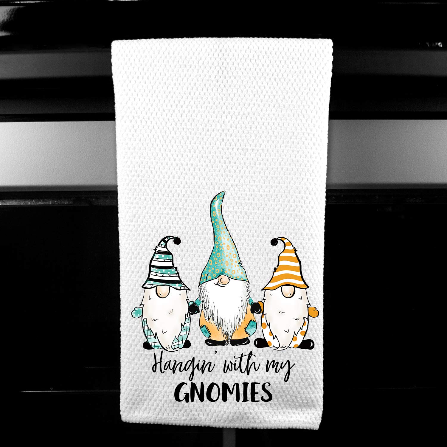 Hanging with My Gnomes, Gnome Microfiber Kitchen Towel