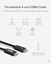Plugable Thunderbolt 4 Cable [Thunderbolt