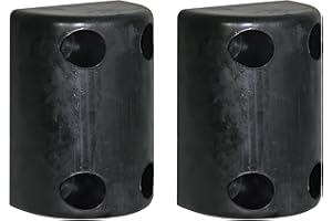 Buyers Products B4500 Precision Molded Rubber Bumper, 5-1/2 X 3-23/32 X 7-5/8 Inch Tall, Rubber Dock Bumpers For Buffer