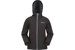Mountain Warehouse Exodus Kids Softshell Jacket With Hood - Girls Boys Coat