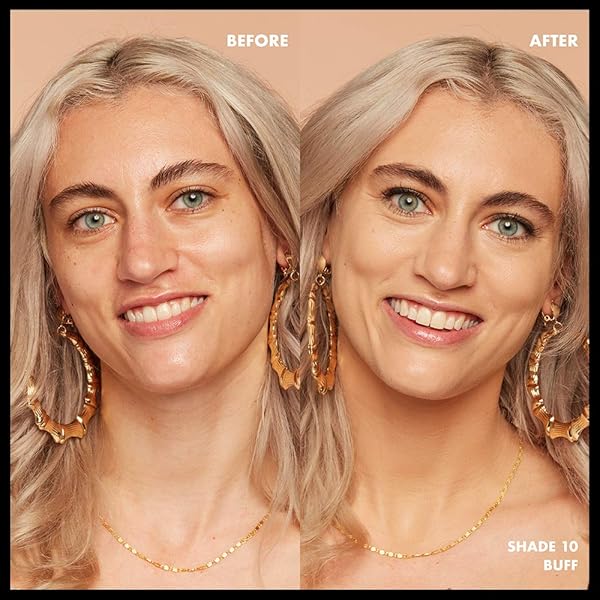 NYX PROFESSIONAL MAKEUP TOTAL CONTROL PRO DROP FOUNDATION, SKIN-TRUE BUILDABLE COVERAGE – BUFF