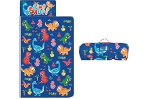 Nap Mat for Toddlers Kids Boys-Pillow,Mat,Blanket All in One-Kids Sleeping Bag for Bedroom Nursery Travel,Gift for Birthday C
