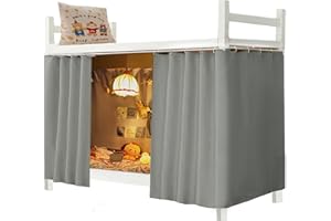 Navhao Dorm Home Solid Thicken Bunk Blackout Bed Curtains Cloth Bed Canopy Students Single Sleeper