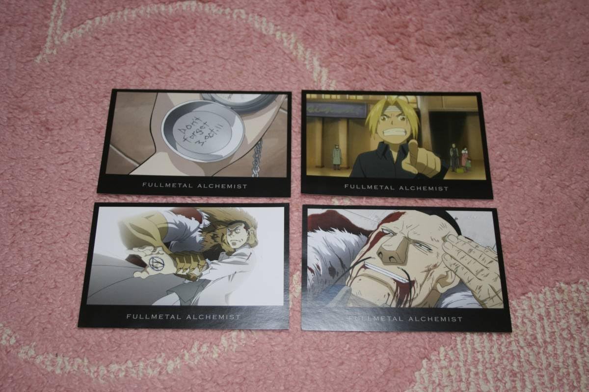 Amazon Co Jp 鋼の錬金術師 ハガレン スイーツパラダイス スイパラ オリジナルポストカード 懐中時計 エドワード キンブリー ハインケル バッカニア ホビー