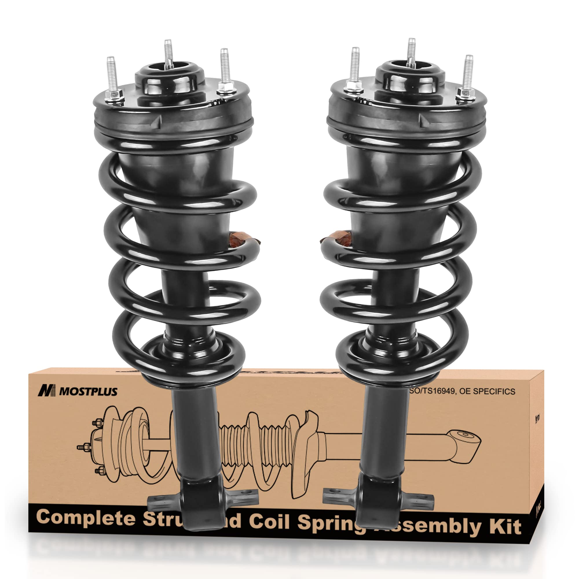 Photo 1 of MOSTPLUS 189105 139105 Front Complete Strut Assemblies Compatible for 2007-2013 Chevy Silverado/GMC Sierra 1500 (Set of 2)