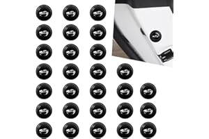 dawfall 30 PCS Car Door Shock Absorber, Anti-Collision Waterproof Automotive Door Protection Sticker, Universal Multifunctional Vehicle Gasket Replacements for Truck SUV Car Home Office (Black)