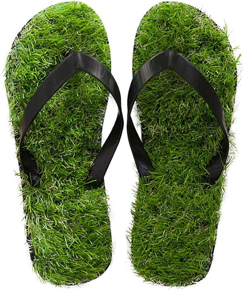 grass flip flops amazon
