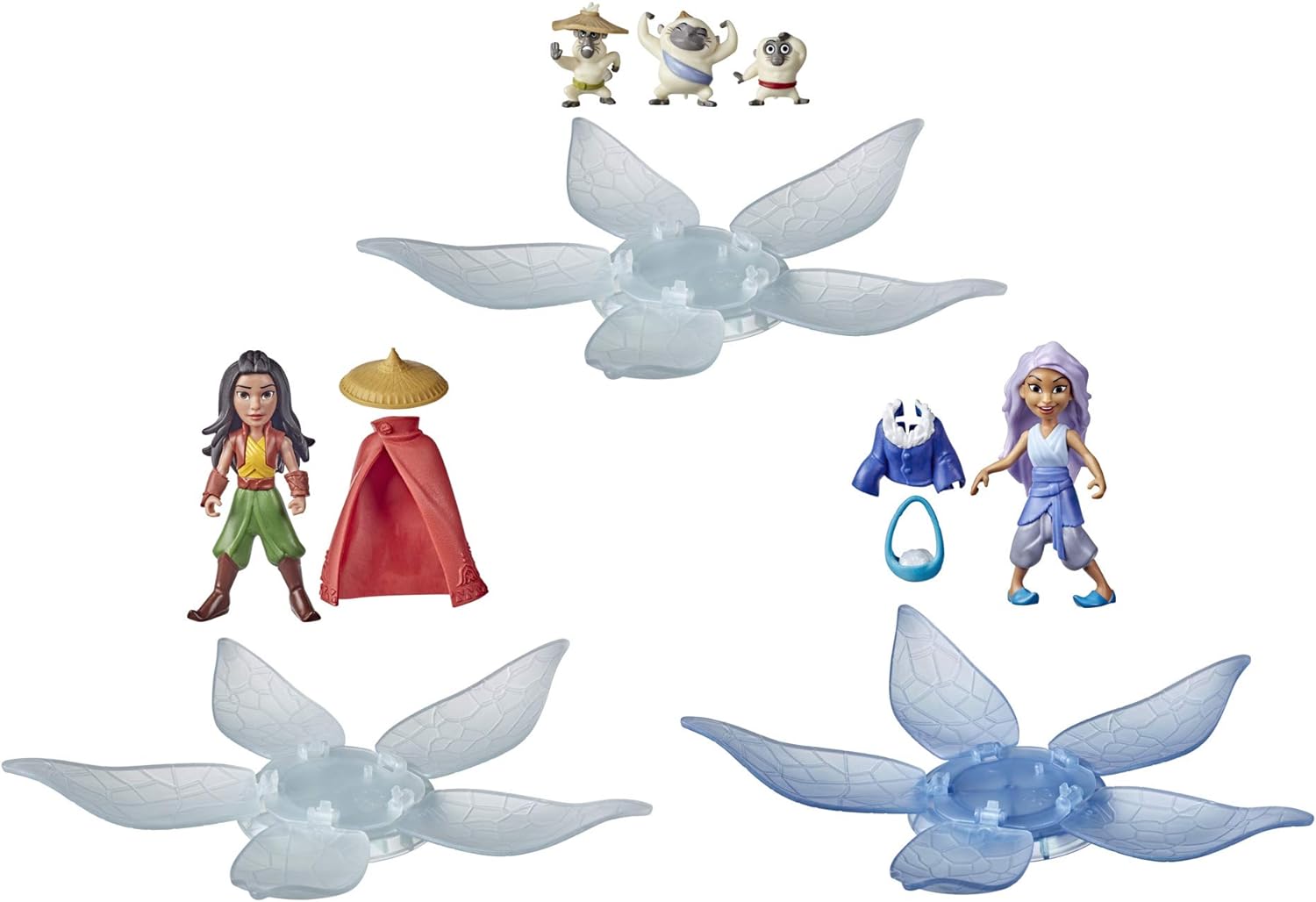 Disney Raya and the Last Dragon Surprise Blind Box 3-Pack, 3 Dolls and 6 Accessories, Toy for Kids 3 and Up - Image 4