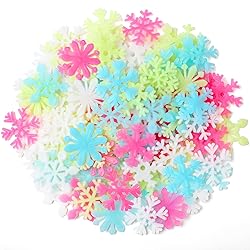 100PCS Removable Colorful Glow In the Dark