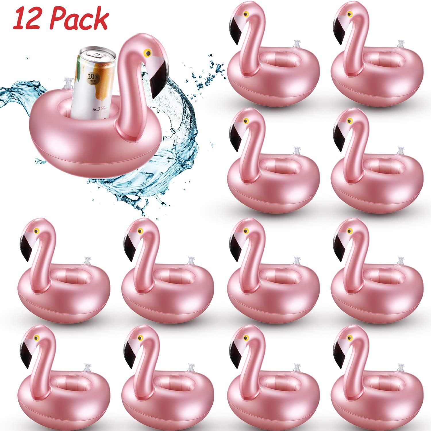flamingo pool cup holders