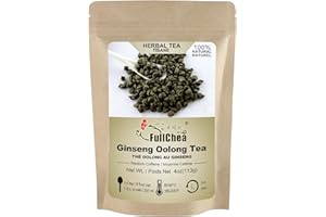 FullChea - Ginseng Oolong Tea - 4oz / 113g - Oolong Tea Loose Leaf - Natural Lan Gui Ren - Ren Shen with Unique Aroma and Tas