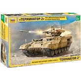 Zvezda Model 3695 Russian Military Machine Fire Support Tanks Terminator-2"