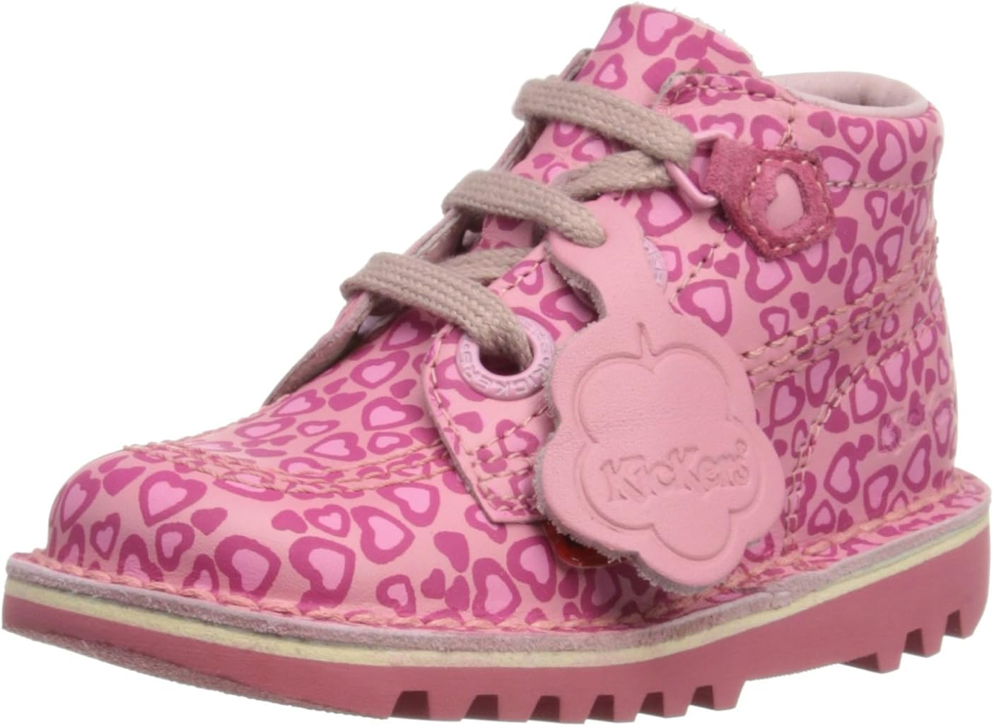 Kickers Girls Kickghill Suede IF Boots 112459 Dark Pink 5 UK Child, 22