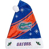 FOCO NCAA Team Logo High End Holiday Santa Cap Hat