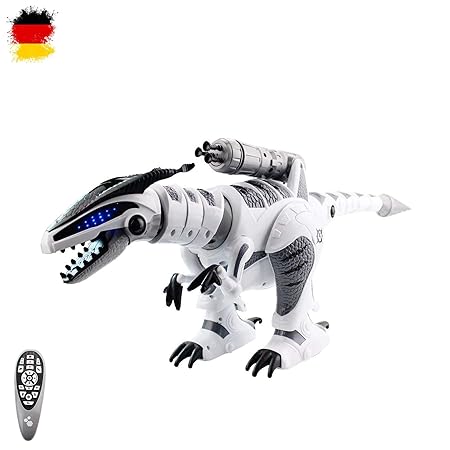 HSP Himoto XXL RC Ferngesteuerter Dinosaurier T-Rex Roboter, realistische Bewegungen, programmierbar, Kampffunktion und mit v
