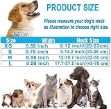 ATETEO Dog Collar Reflective Adjustable Neoprene Padding Nylon Strap M-L view 3