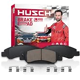 HUSCH D1568 Front Ceramic Brake Pads Kit Fit For Fiat 500 2012-2019 | Clean Wheels, Quiet, Short Braking Distance, Responsive Braking, Long Service Life, for Various Weather, Road Performance