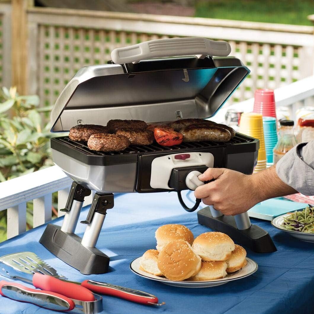 Review Outdoor Tabletop Portable Electric Grill Grills & Smokers Review