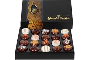 HAZEL & CREME Cookie Gift Box - Sampler Cookie Gift Bakset - Thank You, Sympathy, Vegan, Kosher