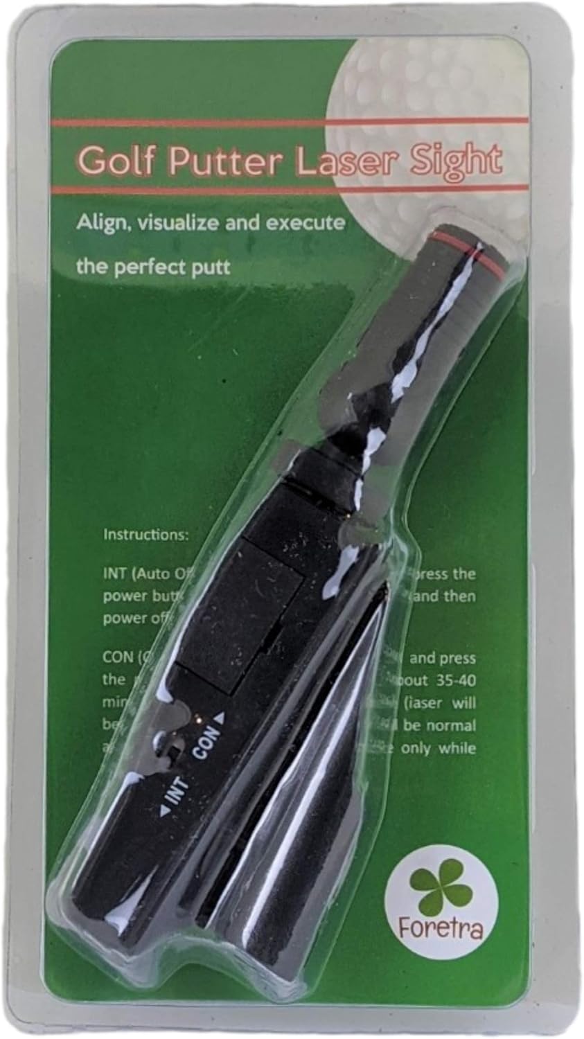 Foretra - Golf Putter Plane Laser Pointer Sight Golf Training Aid - Fix Your Putt in Seconds : Sports & Outdoors