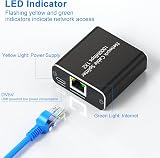 Yeemie Pro Gigabit Ethernet Splitter 1 to 2 1000Mbps USB Powered RJ45 Cat5e view 6