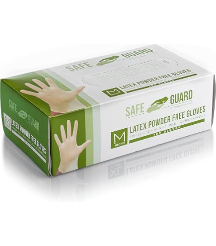 Amazon.com: MedPride Powder-Free Latex Exam Gloves, Large, Box/100