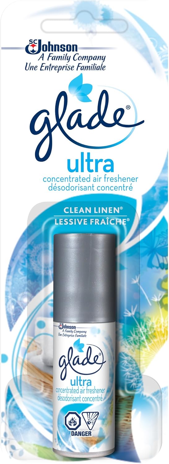 Glade Ultra Concentrated Air Freshener, Clean Linen 12 Count Amazon