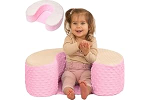 ODOXIA Baby Sit Up Pillow | Baby Pillow for Sitting Up | Comfortable Infant Seat for Early Sitting & Playtime | Soft & Stable Seat with Ring