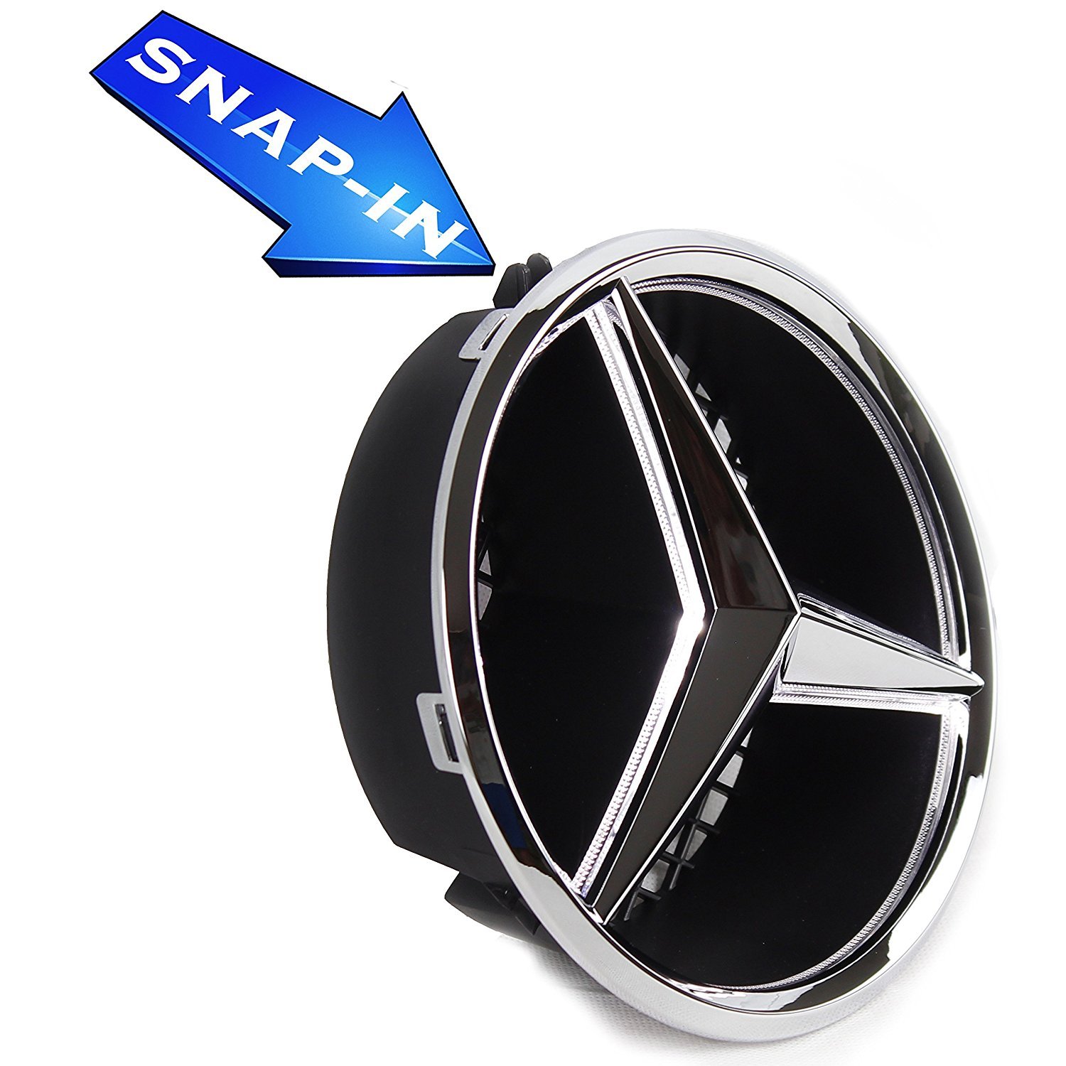 Front Car Grille Badge JSAMZ LED Emblem for Mercedes Benz 20052013