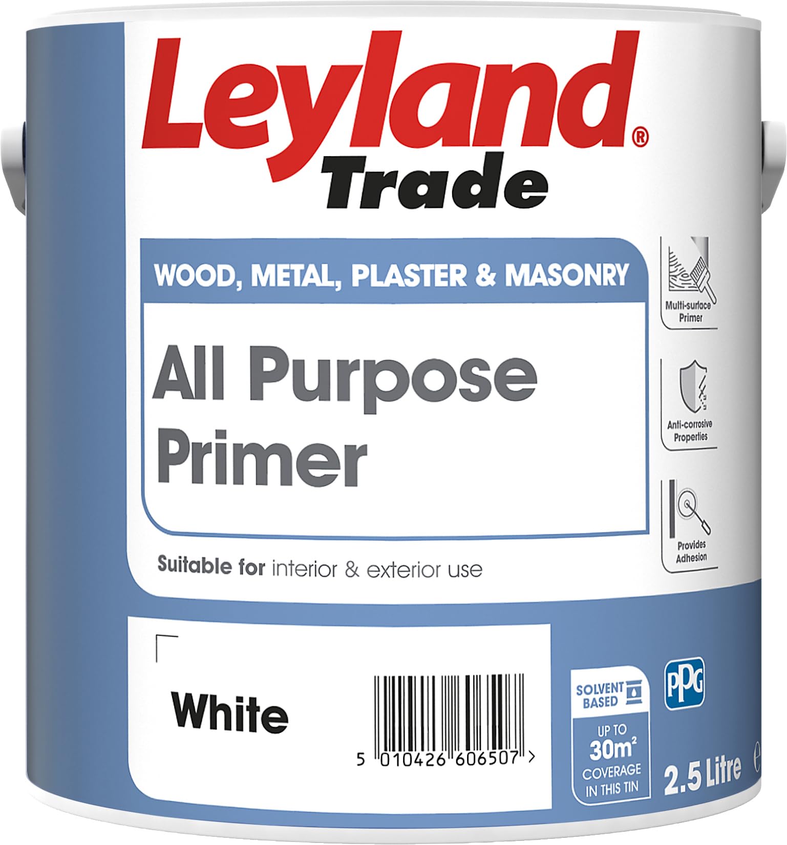 Leyland Trade All Purpose Primer - White 2.5L