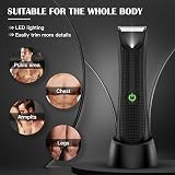 Vexloria Ball Trimmer Men Body Groomer Ceramic Blade Head LED Light IPX5 Wet Dry view 4