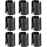 Wire Shelf Clips,18-Packs Wire Shelving Shelf Lock Clips for 1" Post- Shelving Sleeves,Fits with Thunder Group,Alera,Honey Can Do,Eagle,Regency,Metro & More