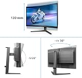 Philips Evnia 27 inch QHD Curved Gaming Monitor 240 Hz VA view 5