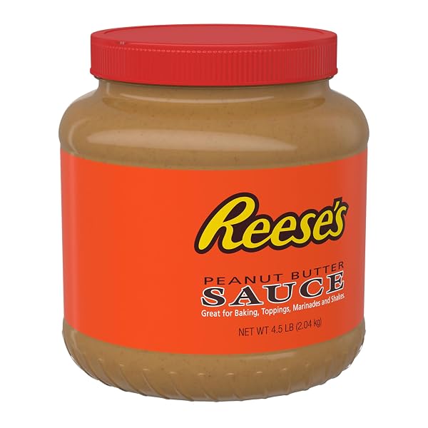 REESE’S PEANUT BUTTER SAUCE BULK JAR, 4.5 LBS