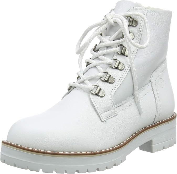Tamaris Damen Stiefelette Schnürboots Leder
