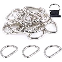 60 Anneaux Rectangulaires En Métal Argenté 25mm - Pour Ceintures, Sacs, Accessoires DIY