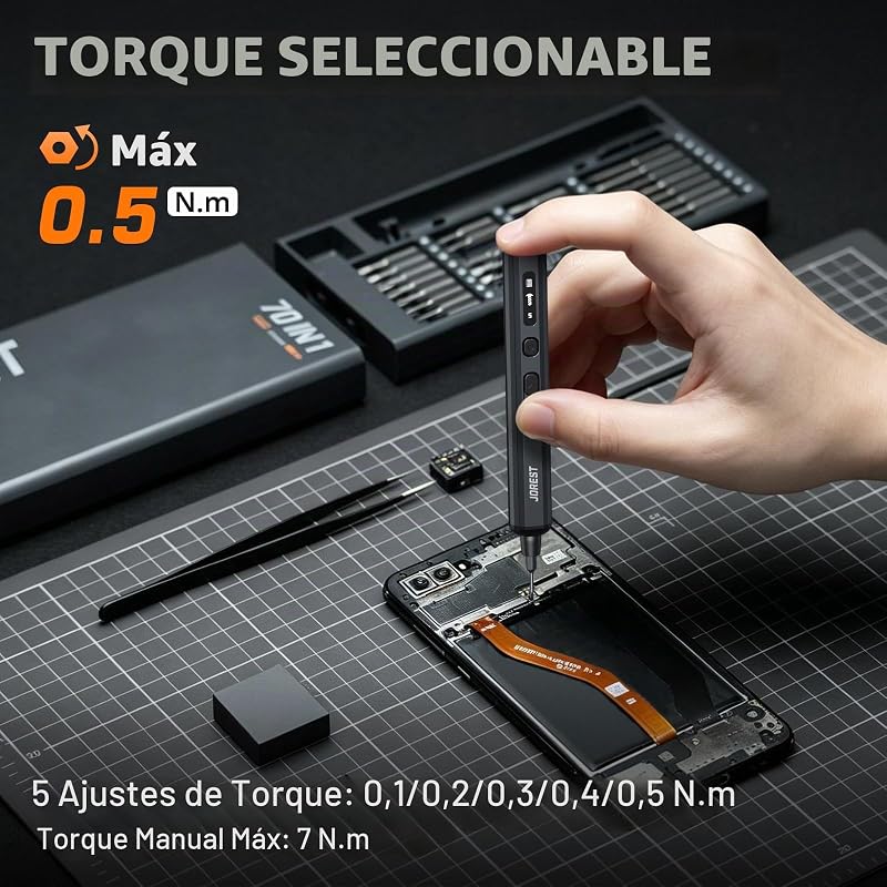 70 en 1 Juego de destornilladores eléctricos de precisión