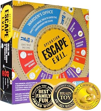 Kitki Escape Evil Fun Board Game Based on Chemistry and Magic for Boys and Girls, 8 Years+ (Multicolour)