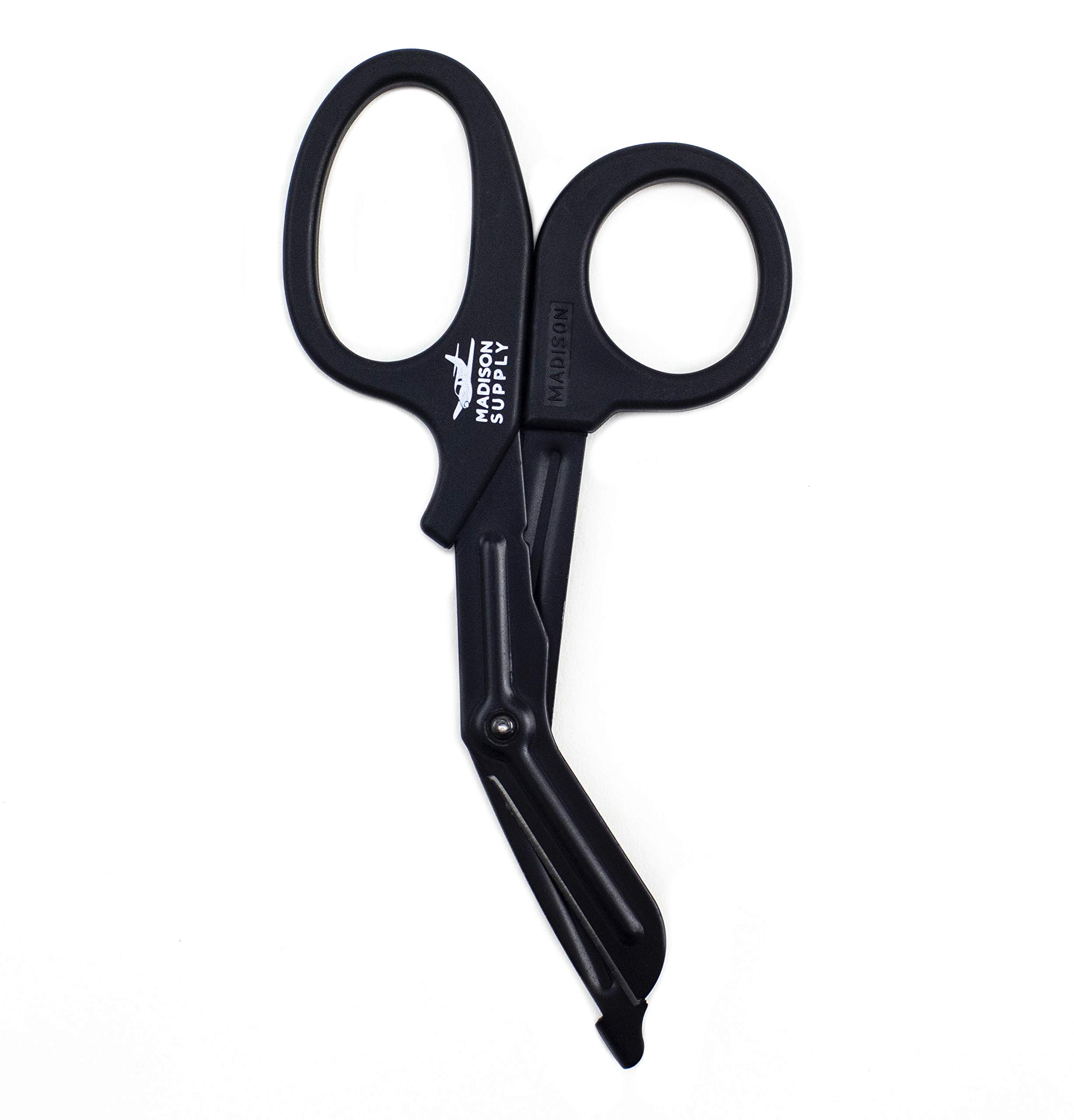 Olive Drab 7.5" EMT Trauma Shears – Paramedic First Aid Scissors, Sharp/Curved