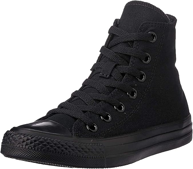 converse black monochrome hi top
