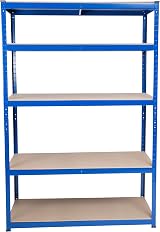 The Workplace Depot Garage Storage Shelving 1800x1200x600mm 5 Adj MDF Shelves view 3