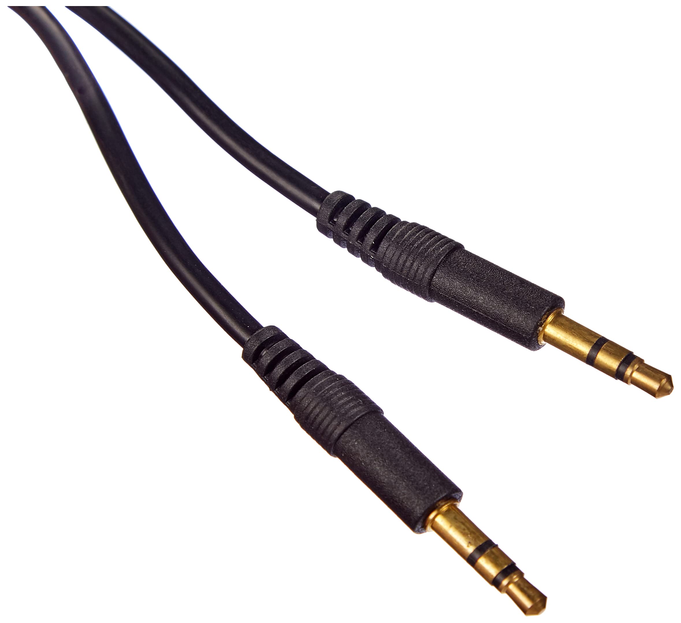 adaptare 10030 Audiokabel 3,5mm Klinkenstecker auf 3,5mm Klinkenstecker, vergoldete Kontakte, ultraslim, 3,0m, schwarz