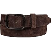 Lucky Brand Men's Jeans Leather Belt| Classic| Casual| Dress| Everyday| American Heritage| Genuine Leather| Metal Buckle