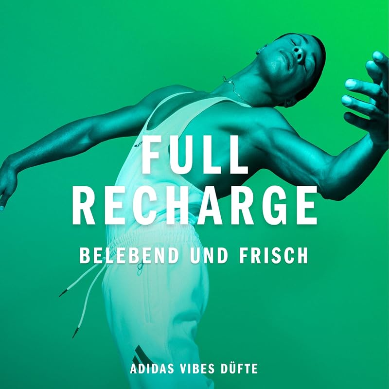 Vibes Full Recharge Eau de Parfum, langanhaltender, belebender Unisex-Duft mit würzig-frischen Noten und natürlichen ätherischen Ölen, 100ml