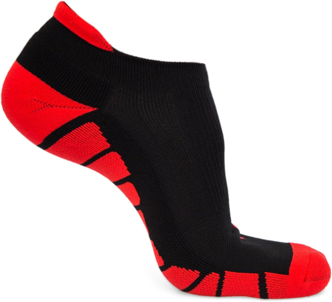 No Show Running Socks - Blister Resistant Athletic Low Cut Socks with Toes and Heel Protection Gear for Women and Men