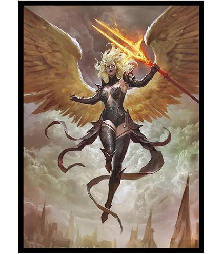 Amazon.com: Angel Horror Card Game Sleeves - 102 Pack Textured Back -  Perfect for MTG Atraxa Praetor's Voice Commander