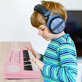 Shayson 37 Keys Kids Keyboard Piano with Microphone Pink 3-12 Years view 5