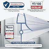 HNNHOME Shower Door Seal Strip for 6-8mm Glass, Up to 22mm Gap | Leak Protection view 5