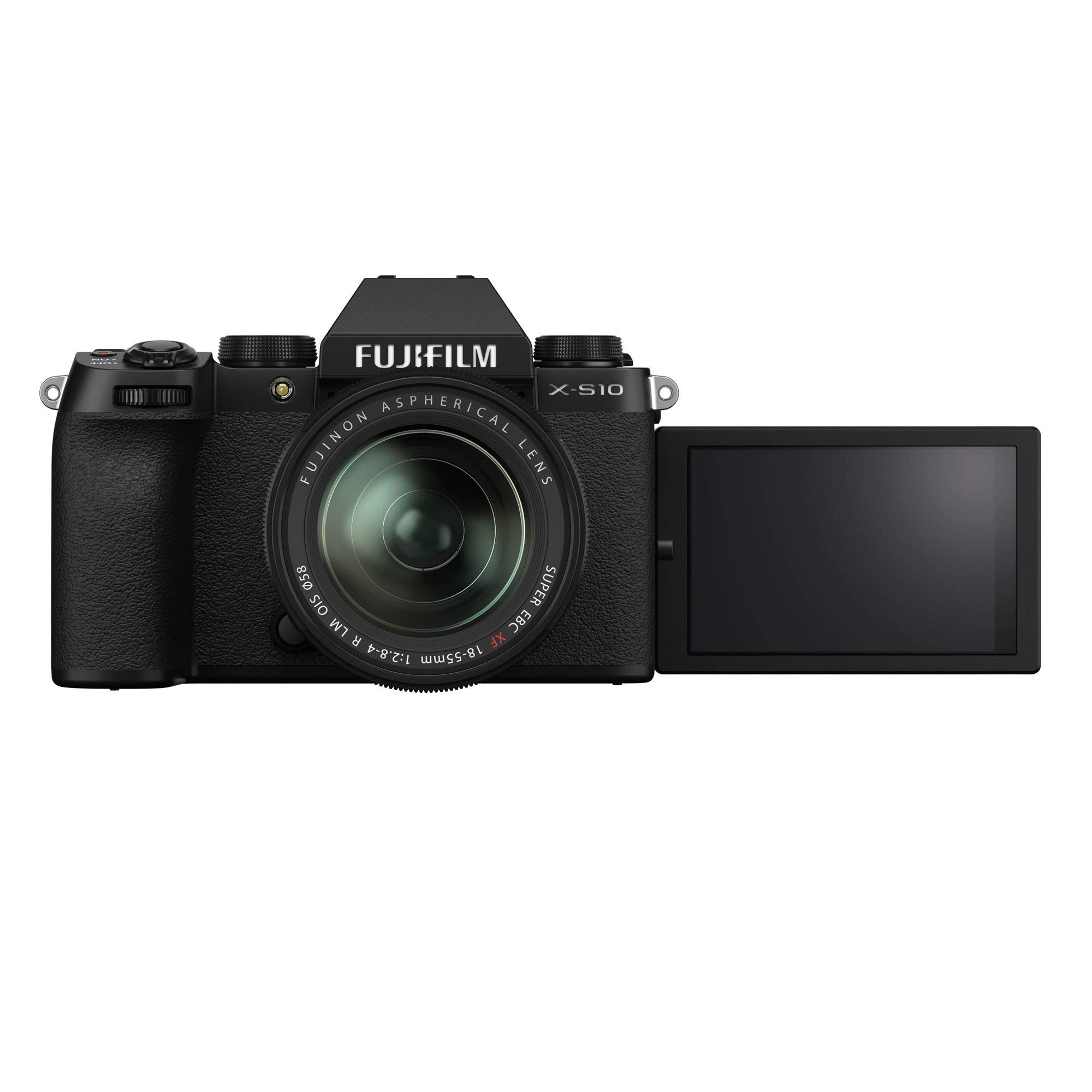 Fujifilm XS10 Mirrorless Digital Camera XF1855mm Lens Kit Black on