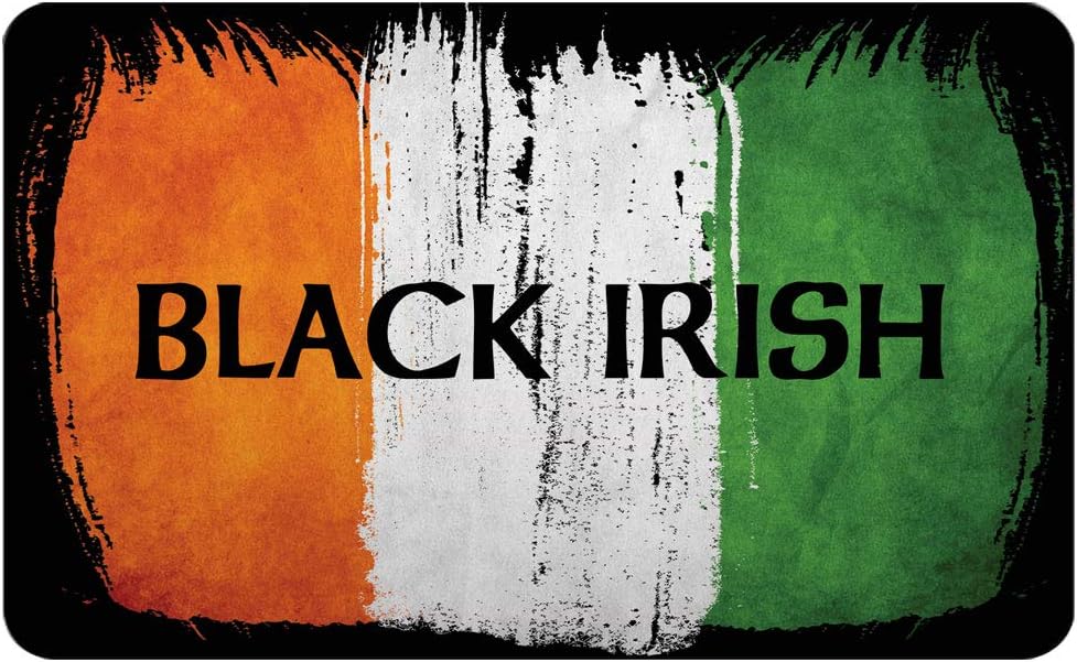 Makoroni BLACK IRISH Irish Ireland Flag Des2